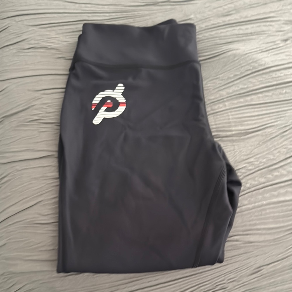 Peloton navy blue workout Pants with Elastic Waistband